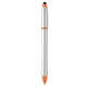 aerial view a orange with black ink twist highlighter pen combo, image 1 of 2