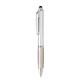 aerial view a champagne with black ink tev silver stylus pen, image 1 of 6