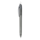 aerial view a gray with black ink element plastic slim pen, image 1 of 3