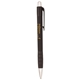 a black with black ink metallic element click ballpoint pen