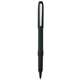 aerial view a forest green with blue ink bic grip roller pen, image 1 of 4