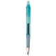 aerial view a clear blue with blue ink bic(r) intensity(r) clic(tm) gel pen with auto - retract clip, image 1 of 7