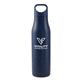 aerial view a blue 17 oz speckle - it stainless steel bottle, image 1 of 2