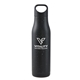 aerial view a black 17 oz speckle - it stainless steel bottle, image 1 of 2