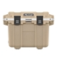 aerial view a tan pelican(tm) 30qt elite cooler, image 1 of 5