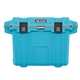 aerial view a light blue pelican(tm) 50qt elite cooler, image 1 of 5