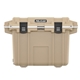 aerial view a tan pelican(tm) 50qt elite cooler, image 1 of 5