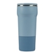 aerial view a blue pelican cascade(tm) 22 oz recycled double wall stainless steel tumbler, image 1 of 10