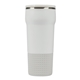 aerial view a white pelican cascade(tm) 22 oz recycled double wall stainless steel tumbler, image 1 of 7