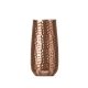 aerial view a dipped metallic swell 6 oz champagne flute, image 1 of 2