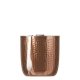 aerial view a dipped metallic swell ice bucket w / tongs, image 1 of 3