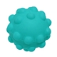 aerial view a teal push pop stress ball - stress reliever, image 1 of 2
