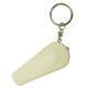 a white led whistle keychain