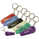 a group of led whistle keychain