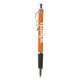 a black trim & orange 2026 barrel jazz pen with chrome accent