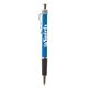 a black trim & blue 2935 barrel jazz pen with chrome accent