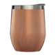 aerial view a rose gold p 69-10 u 11 oz escape double - wall stainless wine cup, image 1 of 2