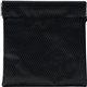 aerial view a black pop - up tech accessories pouch, image 1 of 2