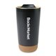aerial view a black valo ceramic tumbler - 16 oz, image 1 of 2