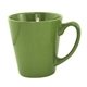 aerial view a lime 12 oz ceramic coffee mug, image 1 of 2