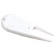 a white plastic golf divot tool