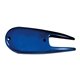 a blue plastic golf divot tool
