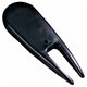 a black plastic golf divot tool