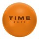 a orange vibrant stress reliever ball