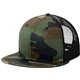 a camo/ black new era (r) standard fit snapback trucker cap