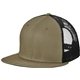 a olive/ black new era (r) standard fit snapback trucker cap
