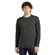 aerial view a graphite new era(r) heritage blend long sleeve crew tee, image 1 of 5