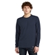 aerial view a true navy new era(r) heritage blend long sleeve crew tee, image 1 of 5
