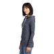 aerial view a true navy heather new era(r) ladies sueded cotton blend full - zip hoodie, image 1 of 4