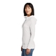 aerial view a white new era(r) ladies sueded cotton blend full - zip hoodie, image 1 of 4