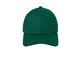 aerial view a dark green embroidered new era(r) - structured stretch cotton cap, image 1 of 3
