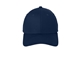 aerial view a deep navy embroidered new era(r) - structured stretch cotton cap, image 1 of 3