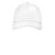 aerial view a white embroidered new era(r) - structured stretch cotton cap, image 1 of 3