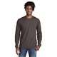 a black heather new era(r) thermal long sleeve