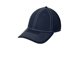 a deep navy/white embroidered new era(r) - stretch mesh contrast stitch cap