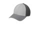 a grey/ steel/ graphite embroidered new era(r) - stretch mesh contrast stitch cap