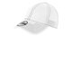 a white/black embroidered new era(r) - stretch mesh contrast stitch cap
