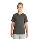 a graphite new era(r) youth series performance crew tee