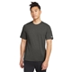 aerial view a graphite new era(r) series performance crew tee, image 1 of 5