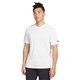 aerial view a white solid new era(r) series performance crew tee, image 1 of 5