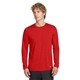 aerial view a scarlet new era(r) series performance long sleeve crew tee, image 1 of 5