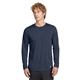 aerial view a true navy new era(r) series performance long sleeve crew tee, image 1 of 5