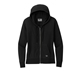 aerial view a black new era(r) womens thermal full - zip hoodie, image 1 of 5