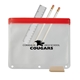 aerial view a red zip - it(tm) peva school kit - blank contents, image 1 of 2
