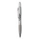 aerial view a metallic silver fullerton velvet - touch mgc spin top stylus pen, image 1 of 2