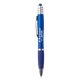 aerial view a metallic cobalt blue fullerton velvet - touch mgc spin top stylus pen, image 1 of 2